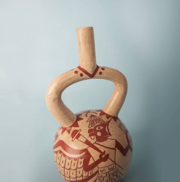 Cerámica Representación de Ave Guerrera - Imagen 2
