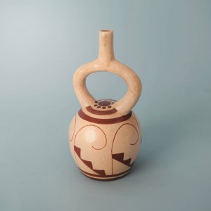 Ceramic Representation Of The Three Planes Or Three Worlds