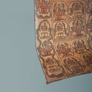 Textil De Gasa Pintado A Mano