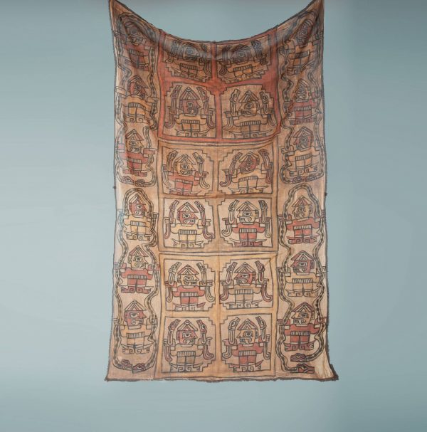 Textil De Gasa Pintado A Mano - Imagen 3